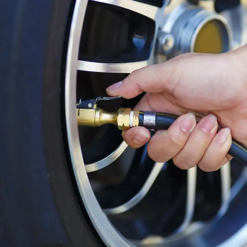 Car Air Pump Thread Nozzle Adapter Car Pump Accessories Fast Conversion Head Clip Type Nozzle Accessories