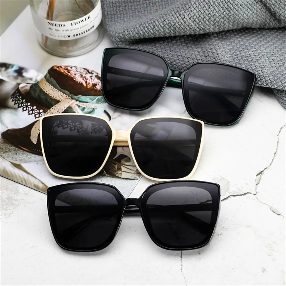 

Retro Women Big Frame Oversized Sunglasses Eyewear Square Sunglasses Sun Glasses