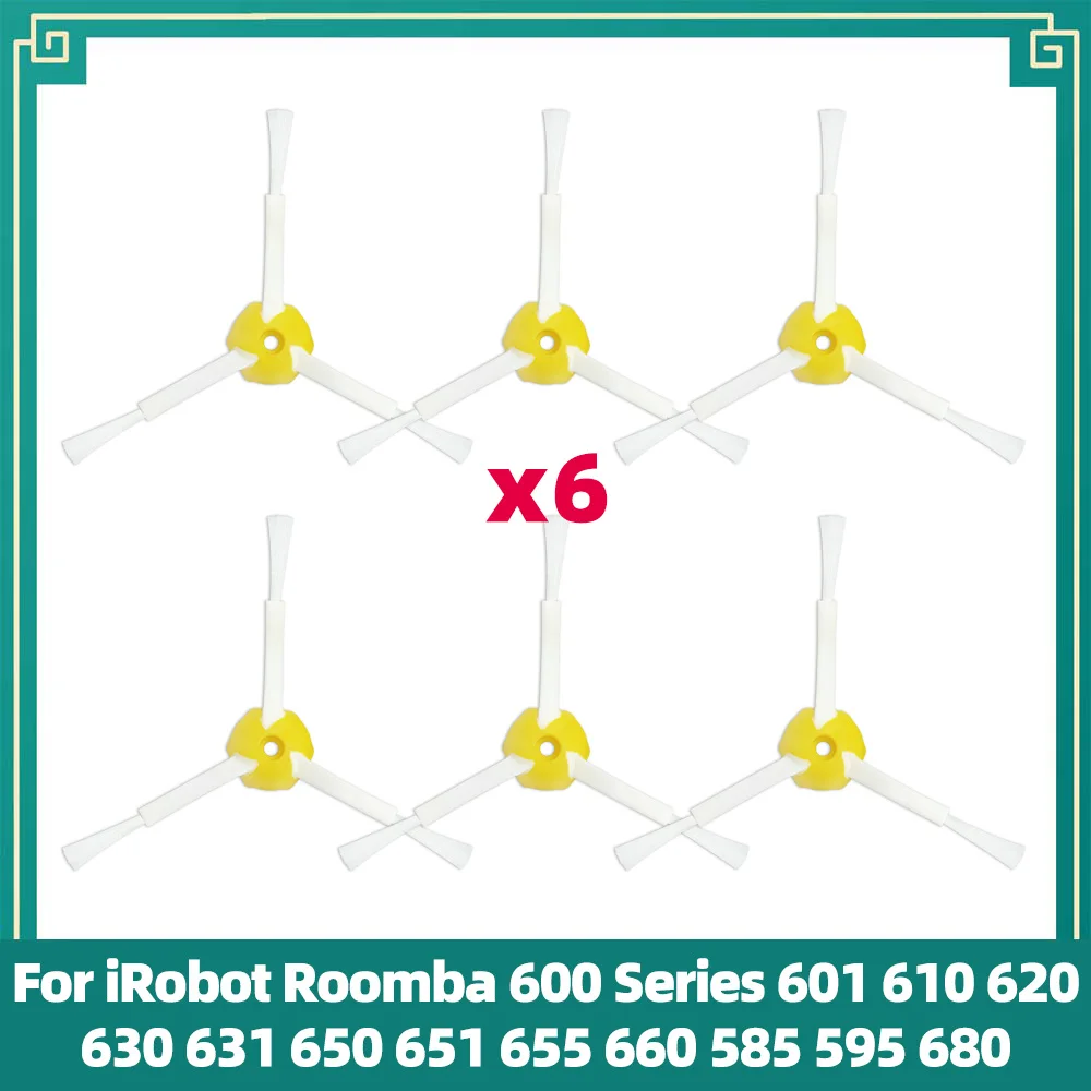 Kit 4 Brosses à Rouleau De Rechange Pour Roomba Série 600/500 - Compatible IRobot Roomba 675, 690, 680, 650, Etc.