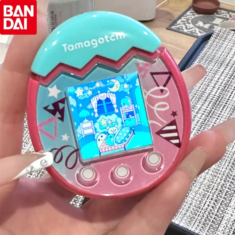 

Bandai оригинальный Tamagotchi соответствует Pix электронный кавайный питомец машина цветной экран игровая консоль игрушки подарок на день рождения Дети
