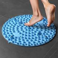 Foot Yoga Massage Acupressure Board Mat Muscle Relaxation Round Exercise Mat Fitness Foot Training Massage Acupressure Mat