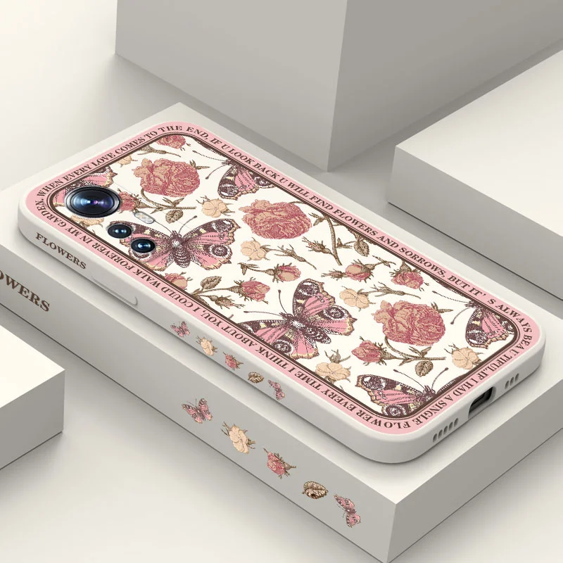 Classicism Flower Design Phone Case