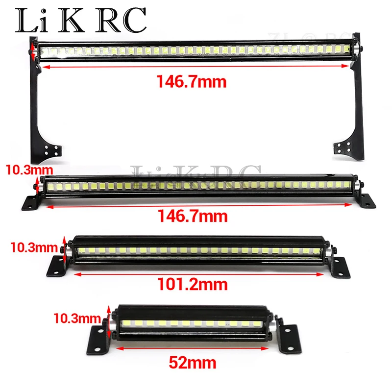 

ZLRC remote control roof light 24 36 LED light bar suitable for 1/10 remote control tracked vehicle axis TRX4 SCX10 90046 90060