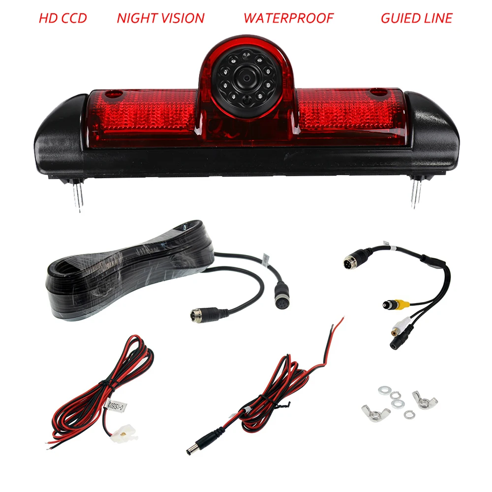 

Rear view camera Car Brake Light Backup CCD for Citroen JUMPER III / Fiat DUCATO X250 / Peugeot BOXER III LED IR Parking Camera