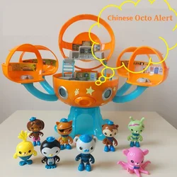 The Octonauts Octopod With Action Figures Chinese Octo Alert Kids Toys Dollhouse pretend playset Gift For Children