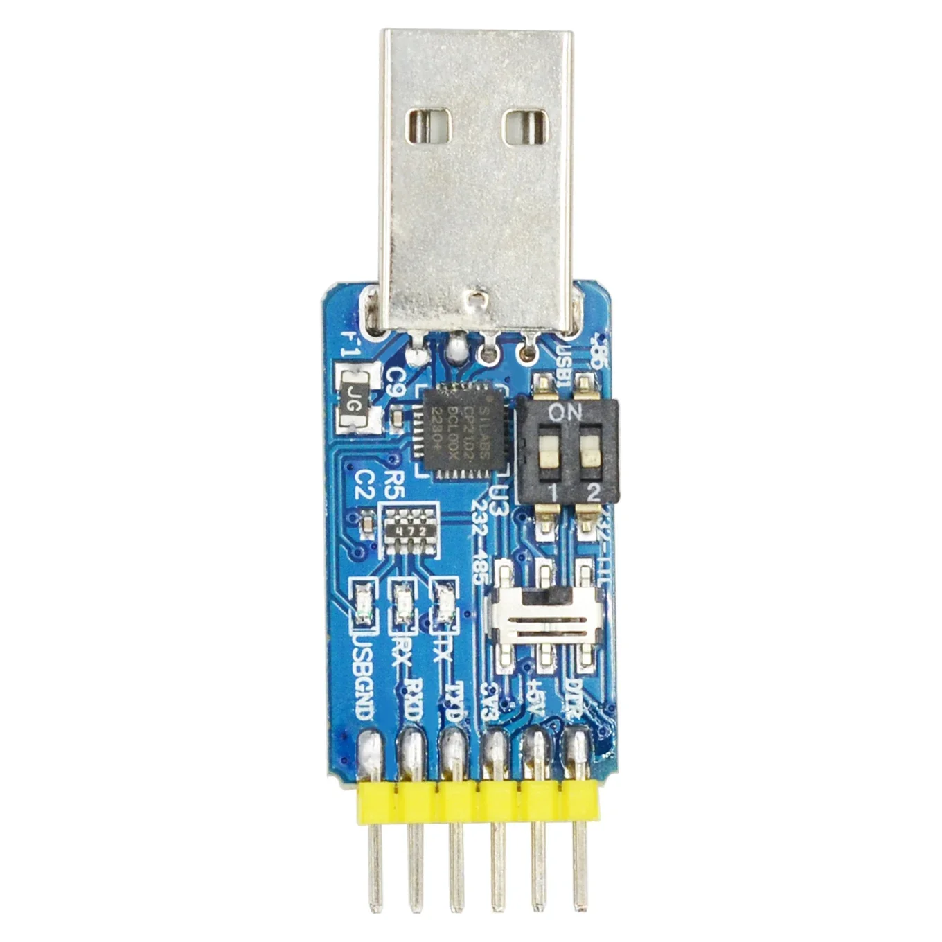 CP2102 6-in-one 다기능 직렬 포트 모듈 usb-TTL 485 232 상호 변환 3.3V/5V 레벨과 호환 가능