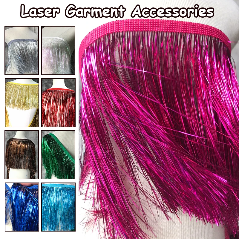 1/2/3MLaserShinyTasselFringeTrim20cmLaceRibbonTasselsDiyGarmentCurtainsDanceDressDecorFringesSewingAccessories-AliExpress15