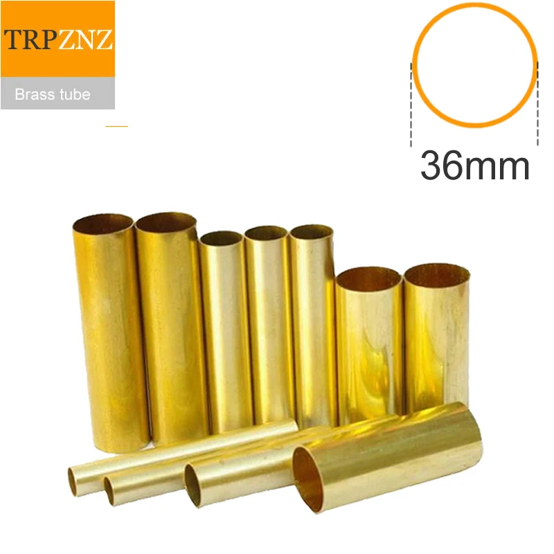 

H62 brass tube outer diameter 36mm inner diameter 32mm 33mm 34mm brass pipe Capillary Hollow brass rod