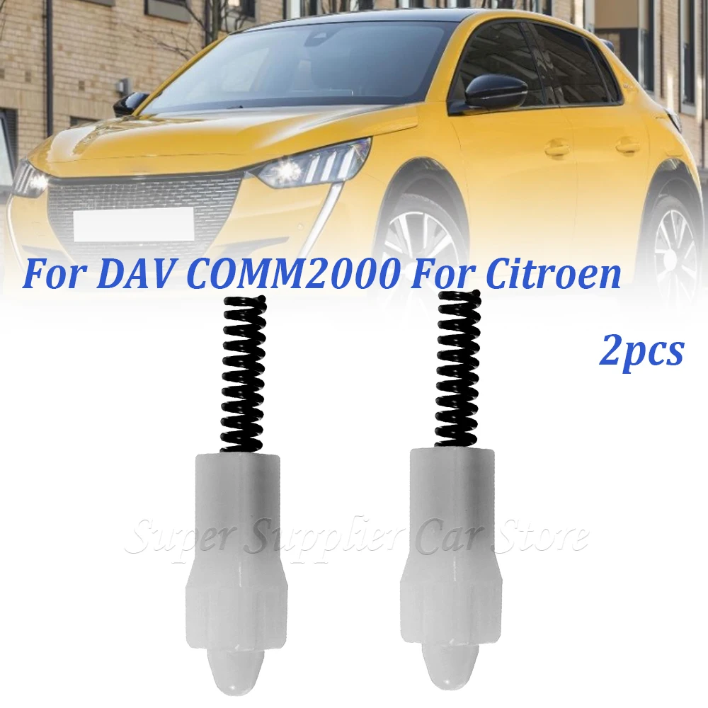 For Citroen Loosen Rod Screw Connection Accessories for DAV COMM2000 2pcs White Loose Indicator Stalk Switch Repair Plunger