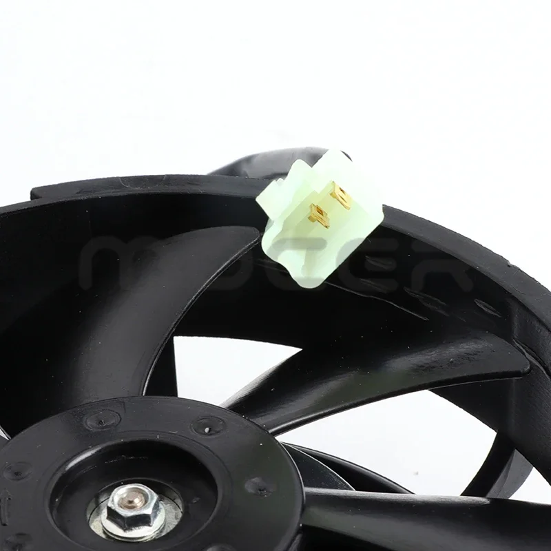 Motorcycle Cooling Fan 12V Motorcycle Cooling fan Oil Cooler Electric Radiator Engine Radiator For 150cc-250cc ATV Quad Go Kart Buggy Motocross Parts