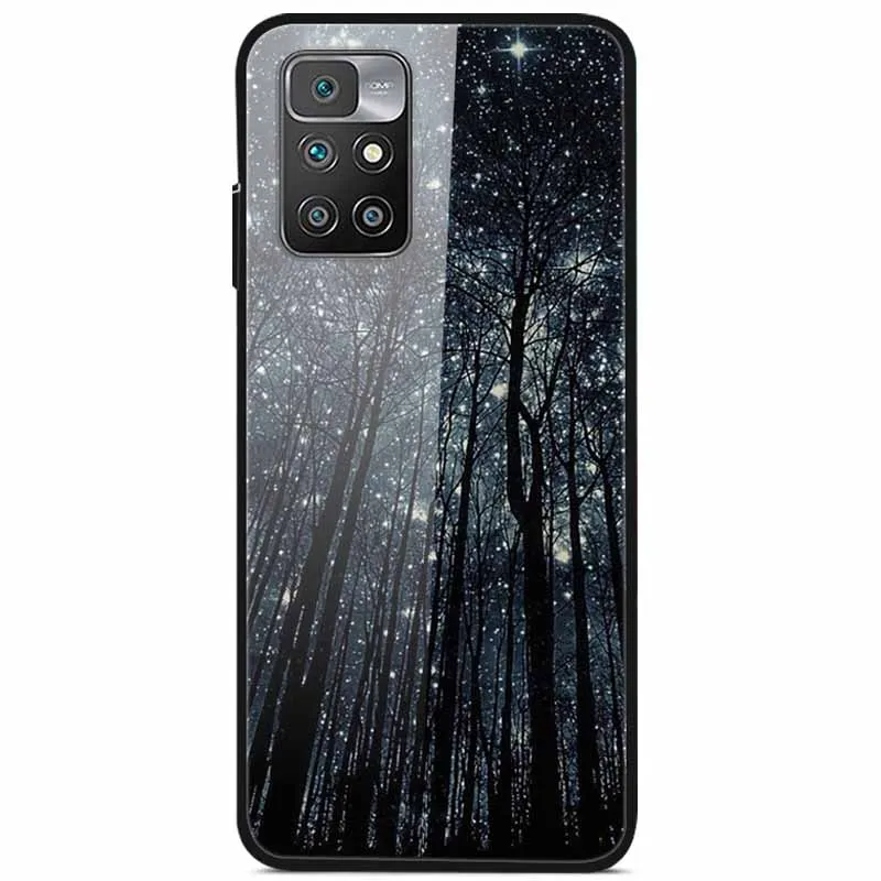 Space Starry Tempered Glass Phone Case - Durable Protective Cover