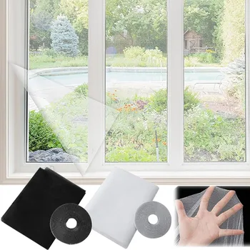 Moustiquaire anti-moustiques d'intérieur, rideau d'écran en maille, protection de la maison, filet de fenêtre, fournitures de maison durables de haute qualité 1