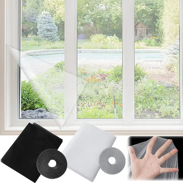 Moustiquaire anti-moustiques d'intérieur, rideau d'écran en maille, protection de la maison, filet de fenêtre, fournitures de maison durables de haute qualité 1