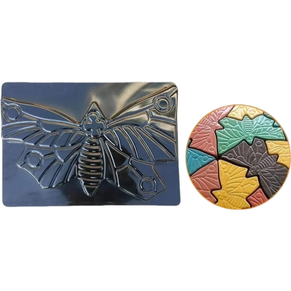 Butterfly Shaped Personalized Paving Floor Mold Colored Floor Tiles Pieced Together Plastic Garden Mold