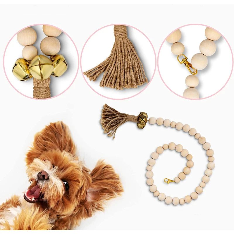Newly Braided Hanging Door Bells for Dog Lightweight Puppy Potty