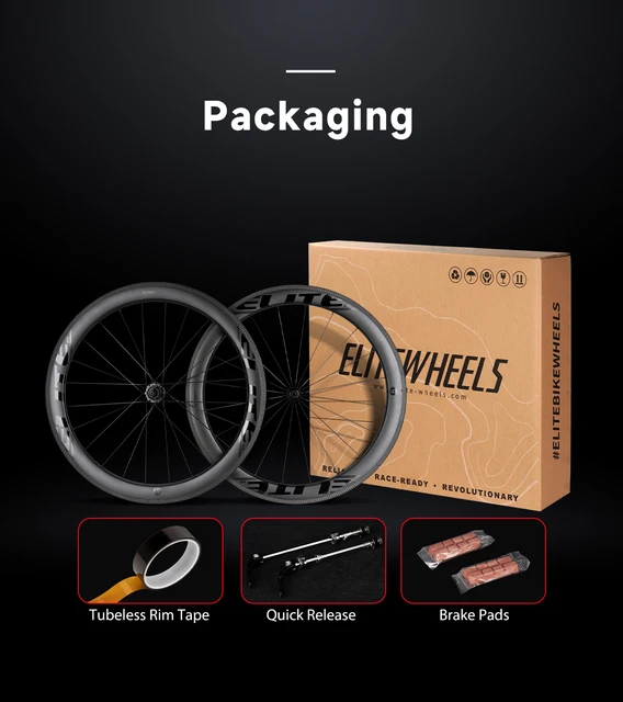 Elitewheels Ruedas Carbono Chinas Amazon ELITEWHEELS PRO 700c Road