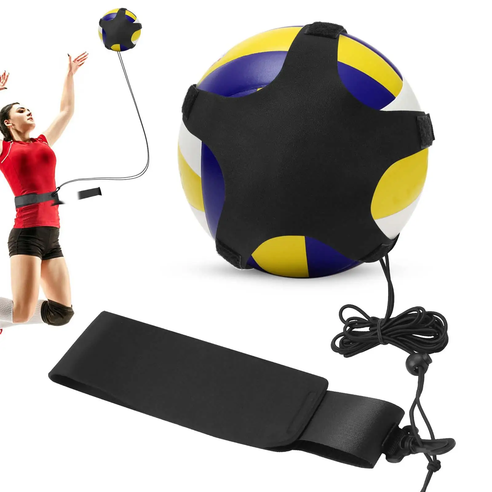 Volleyball Training Equipment, Elastic Cord Volleyball Gifts Hands & Trainer for Beginners Setting Serving Arm Swing