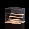 Solid Wood Step Figure Display Cabinet Transparent Acrylic Display Box For Toys, Car Models, Action Figures Storage And Display 2