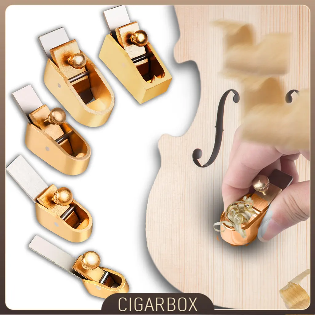 

5PCS Small Violin Luthier Making Tool Plane For Violin Viola Top Back Neck Rectifier TOP Back Board Side Purfling Groove Cutter