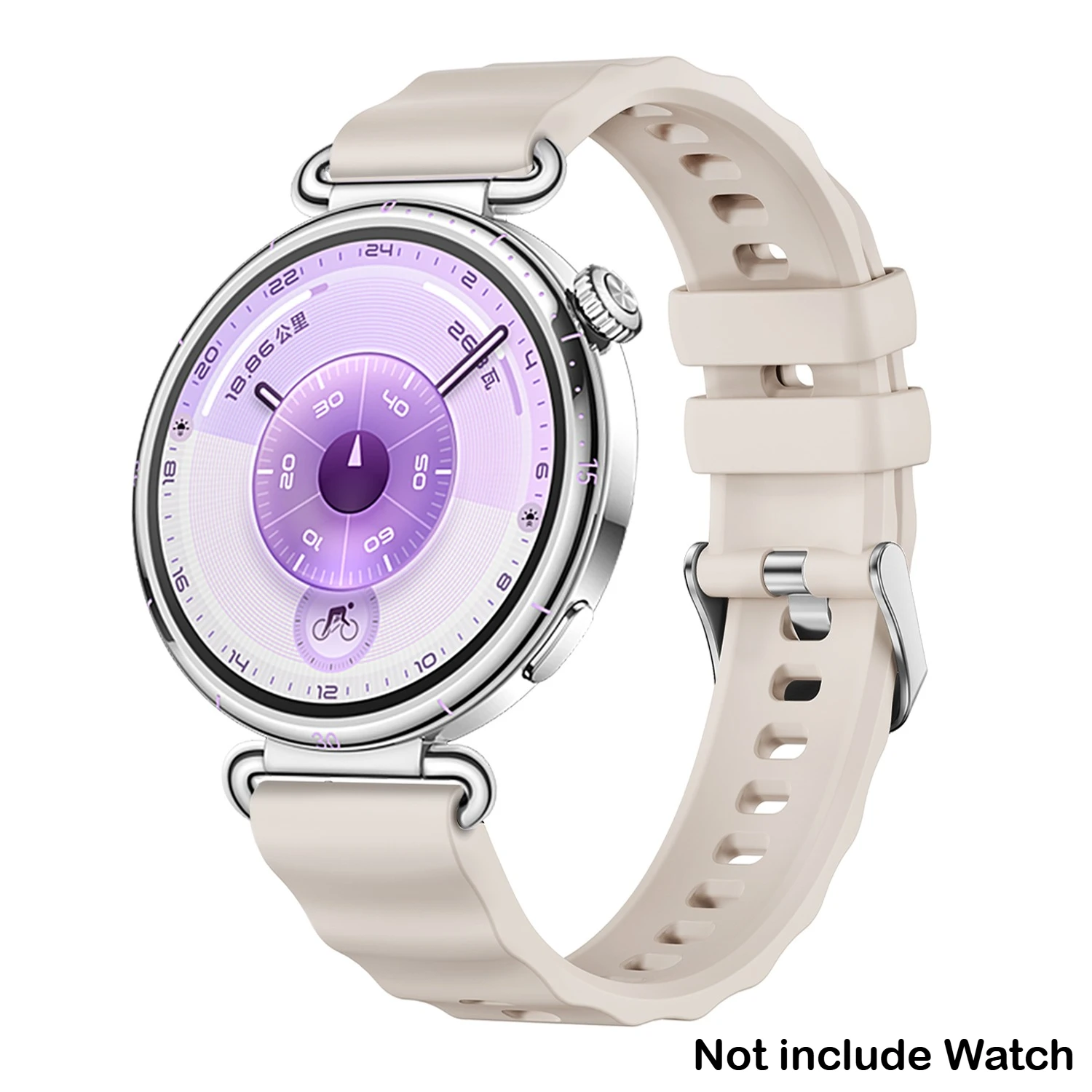 18mm Silicone Soft Sport Watchband Bracelet