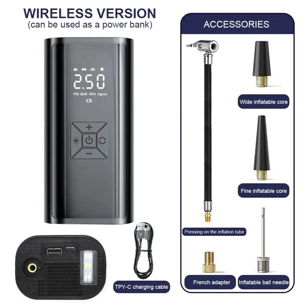 SUITU 120W �޴�� �ڵ��� Ÿ�̾� ��â��. ���͸��� ���� ���� ��â�⳪ ���͸��� �ִ� ���� ��â��ε� �����մϴ�.