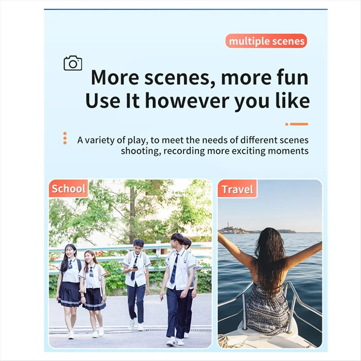 (A15I) 0.96인치 화면 CMOS가 장착된 미니 카메라 실내 가정용 야외용 1080P 스포츠 휴대용 빈티지 비디오 레코더 TF 카드 지원