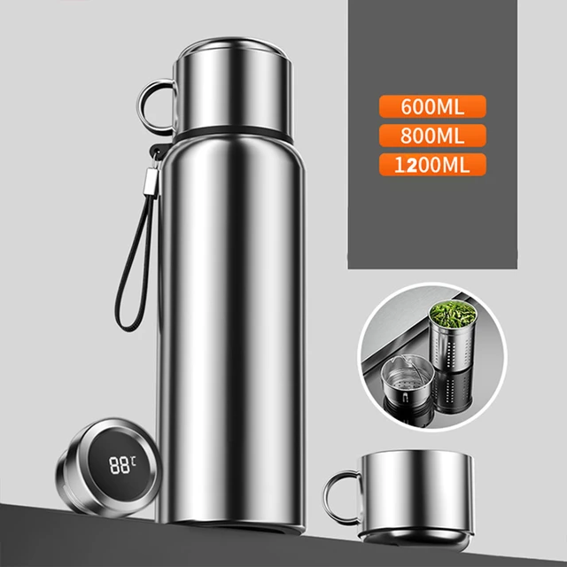 316 All Steel Vacuum Thermos Cup Large Capacity Portable Men's And Women's  Tea Cup Bottle Stainless Steel Sports Kettle - AliExpress