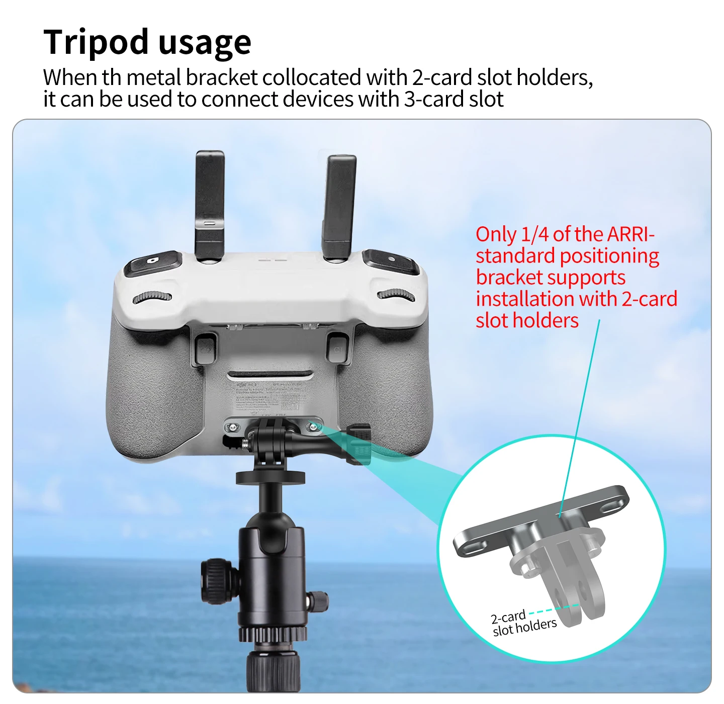 Für DJI RC2/RC Fernbedienung Screem Mount Haken Schnalle Handgelenk Strap Sender Sicherheit Seil Montieren 1/4 "für Mini 4 3 Pro Drone – Detail 9