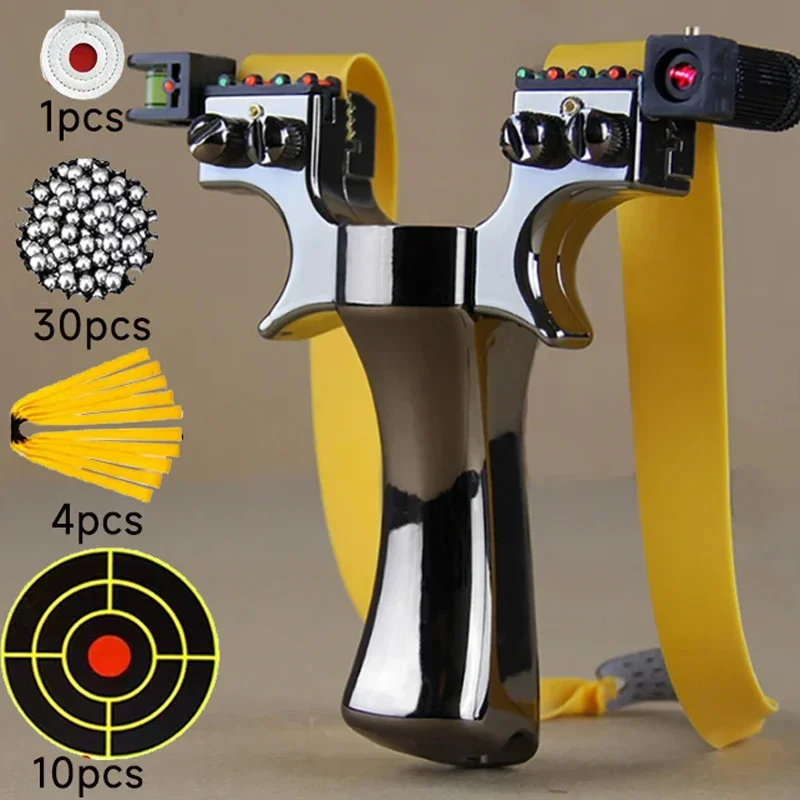LaserSightOutdoorShootingSlingshotHighPrecisionNewThickFlat