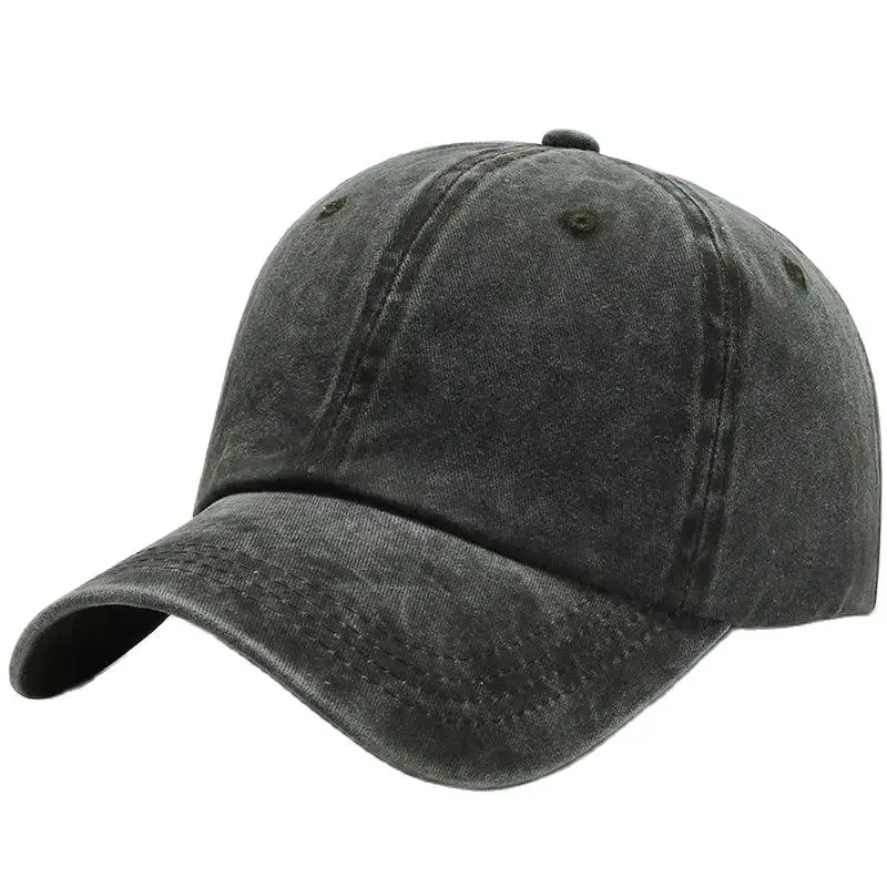 COKK Washed Cotton Adjustable Solid Color Baseball Cap Women Men Unisex Couple Cap Fashion Dad Hat Snapback High Quality