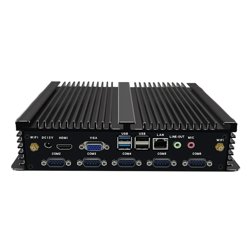 

Industrial control host I3I5I7 embedded micro computer fanless six serial port 6COM port dual network port industrial