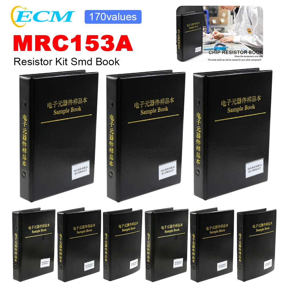 SMD-Widerstand Kit – 170 Werte, Je 25 Stück, 0805 Serie, Musterbuch Für Elektronik-Bastelei & Entwicklung