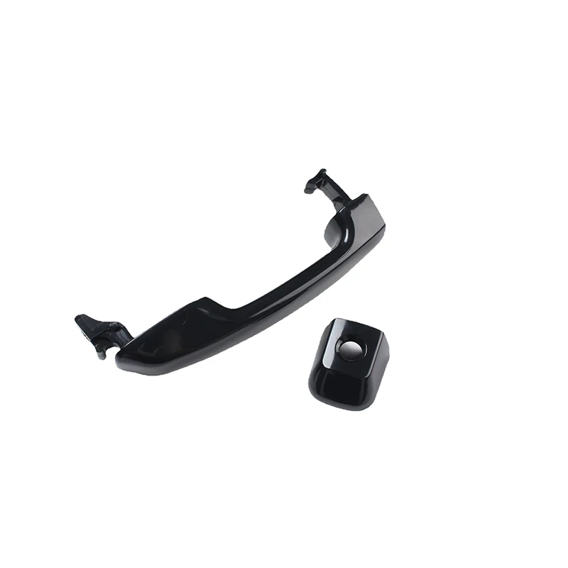 Auto Exterieur Deurhendel Voor Toyota Voor Prado Voor Landcruiser 2010-2017 Exterieur Deurklink 69211-60090 Voor Achter Rechts Links ABS Deur Buitenste Handvat Covers Auto Buiten Deurgreep(Black Front