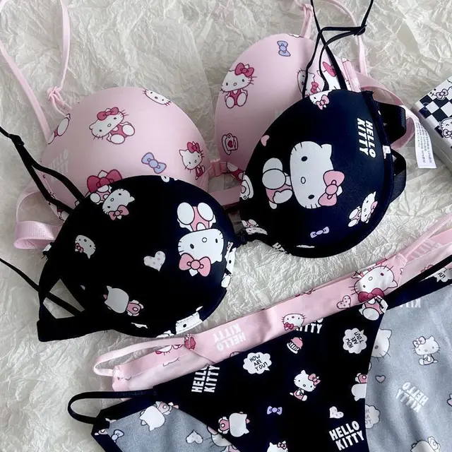 Sanrio Hello Kitty Women's Underwear Cute Cartoon Sweet Front