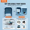 VEVOR Inflatable Paint Booth, 9.8 x 8.2 x 8.2 ft Inflatable Spray Booth, with 550W Powerful Blower and Air Filter System, Portab 2