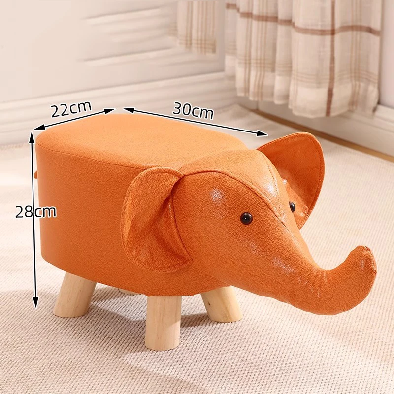Children Study Chair Knee Child Wooden Chairs Rabbit Dining Seat Kids Wood Seat Tables Nordic Baby Chair Toddler Teddy Chaise Enfant Room Furniture