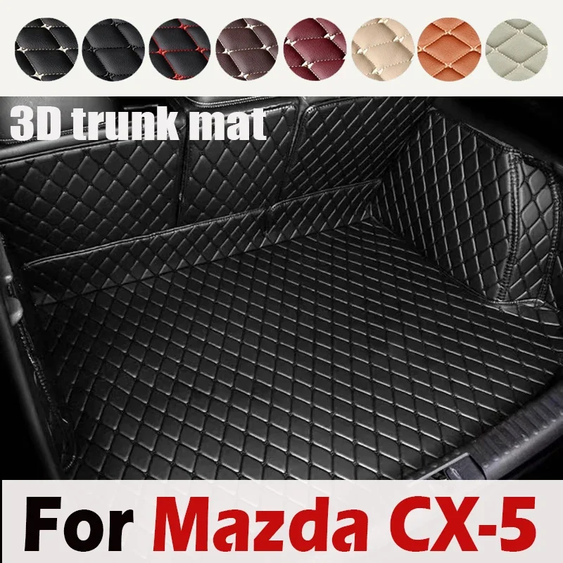 

Кожаный задний коврик для Mazda CX-5 CX5 CX 5 KF 2017 2018 2019 2020 2021