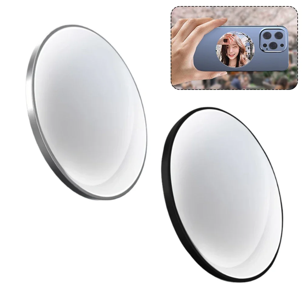 Selfie Vlog Mirror with Compact Adhesive