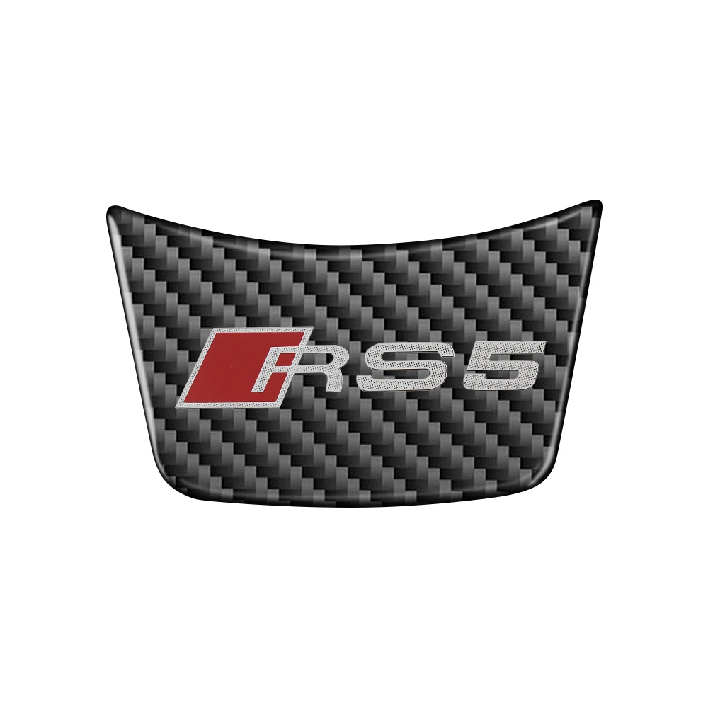 Premium Aluminium Alloy Steering Wheel Sticker Emblem Valve Cap with SLine RS Logo