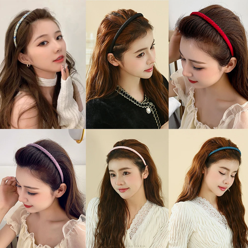 Teethed Anti-Slip Broken Hair Headband For Women Face Wash Hair Bundle Girls Bangs  Headband Hair Band Fashion Hair Accessories