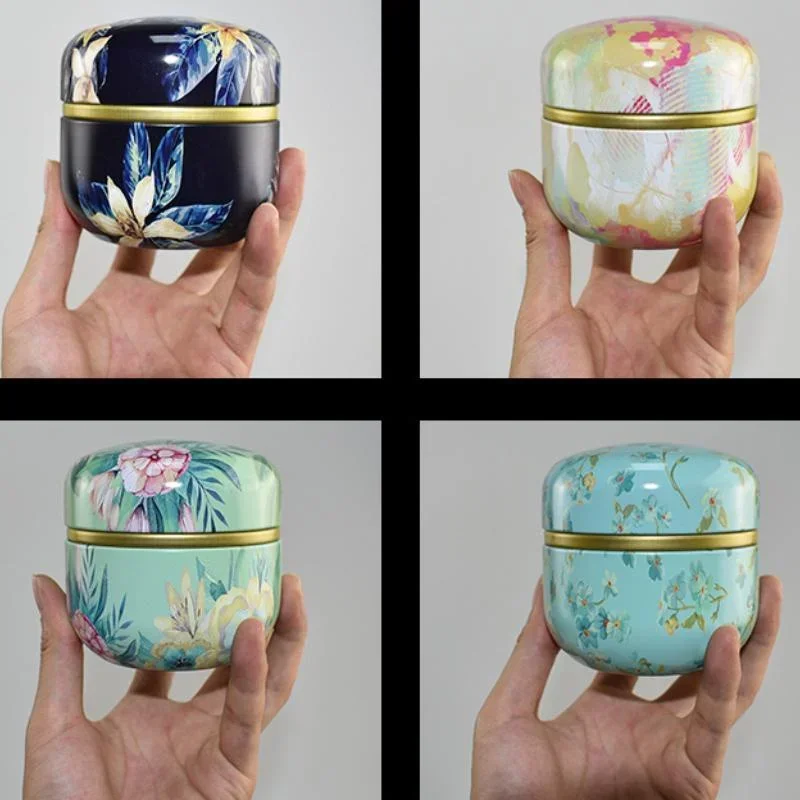 Tea Storage Kitchen Tea Box Jar Storage Holder Sweetmeats Candies Cans Teaware Tea Caddies Containers Multi-purpose Storage Box 4