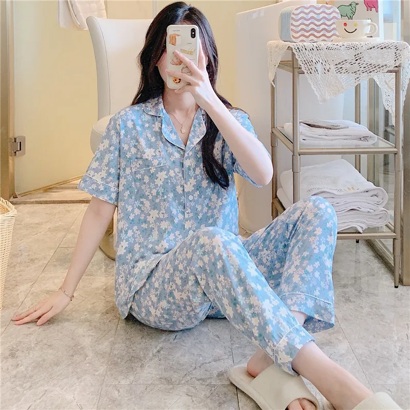 Tencel METWO Korean-style pajama / loungewear set