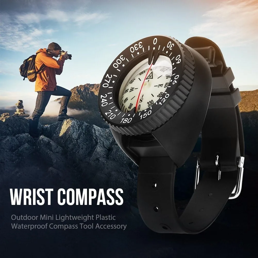 Waterproof Wrist Watch Compass For Sailing Camping and Hiking 6