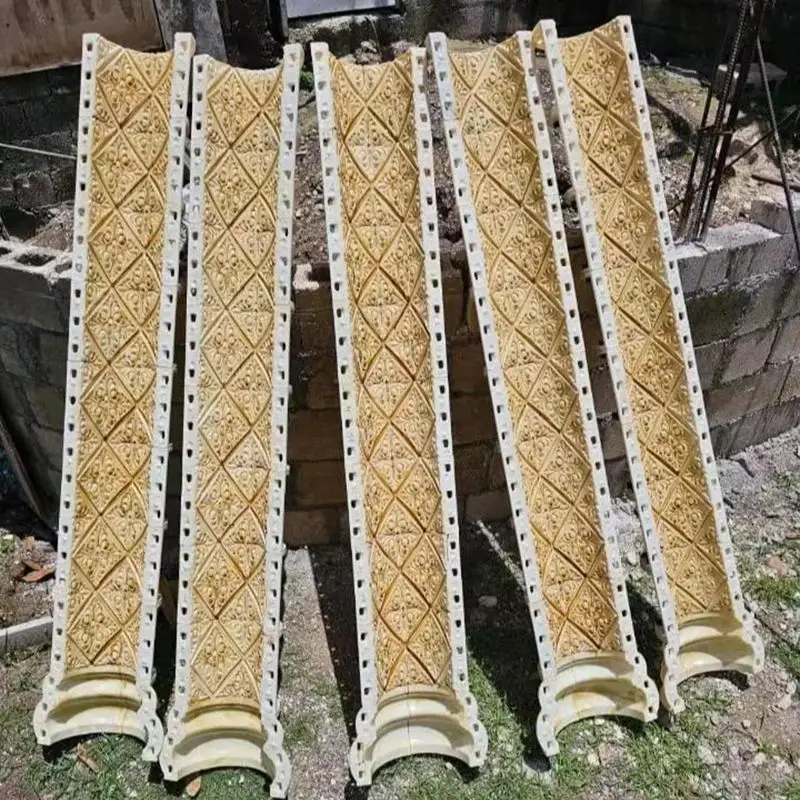 20 diameter Roman column rich flower carving pattern decoration European classical villa palace style decoration handmade DIY co 4