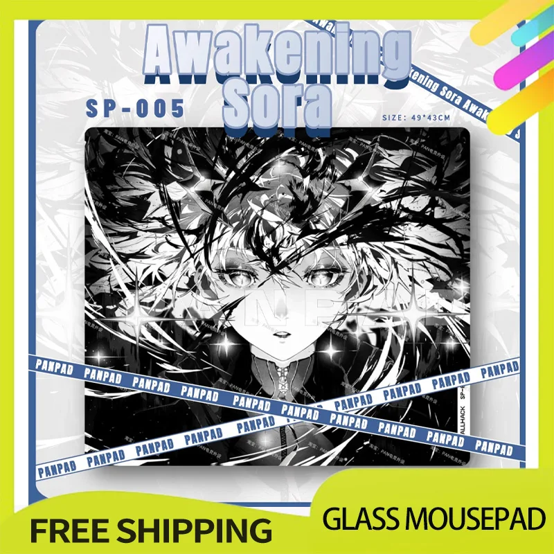 Wallhack Sp-005 Awakening Sora Glass Mouse Pad 490x430mm Same As
