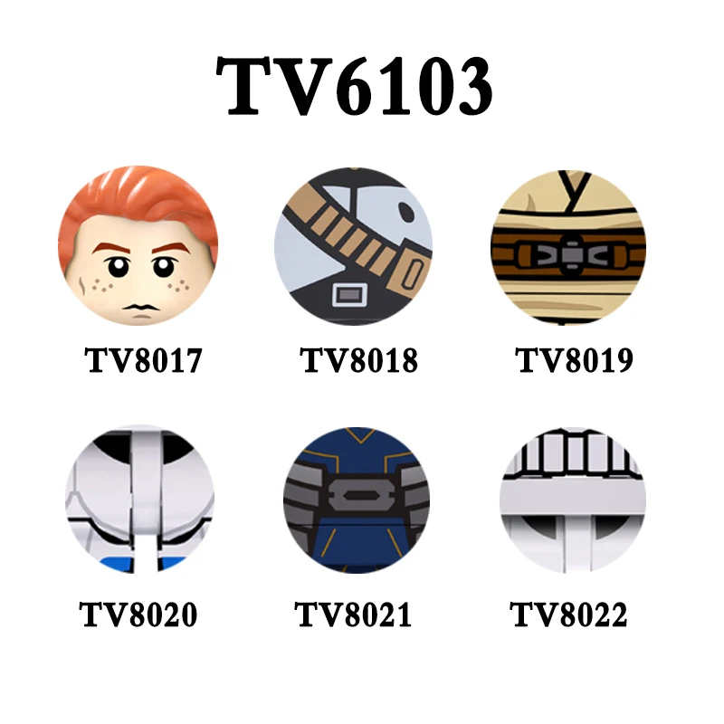 

TV6103 SW Movie Series Building Blocks Action Figures Bricks Educational Toys For Children Gifts