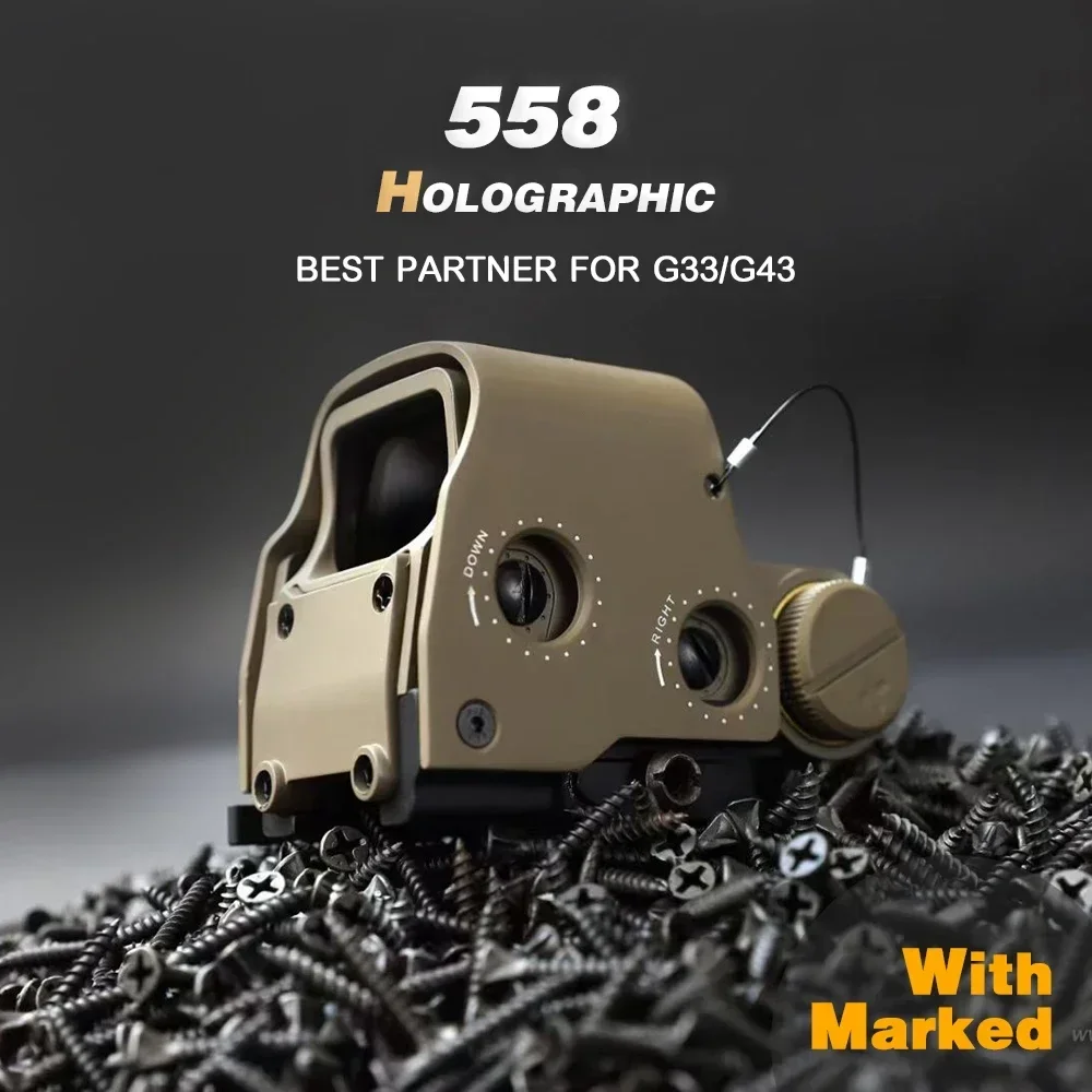 EXPS3-holographic optical sight 558 improved red dot marking real hunting weapons