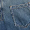 Women's Autumn and Winter New Fashion Loose A-Line Skirt Commuting Casual Lapel Denim Dress 5