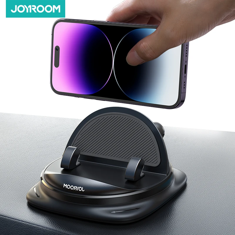 Joyroom Universal Dashboard Anti-Slip Phone Mount with Upgraded Reusable Silicone Pad