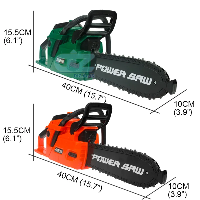 Kids Tools Power Chainsaws Electric Repair Toys Realistic Sound Children Pretend Play Halloween Christmas Birthday Gift For Boys 2